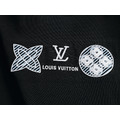 LOUIS VUITTON 刺繡老花 LV LOGO短袖 (黑)_2