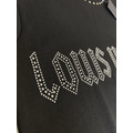 LOUIS VUITTON 胸前燙鑽LOGO短袖 (黑)_2