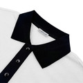 MONCLER 標誌刺繡按扣Polo衫 (白)_2
