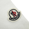 MONCLER 標誌刺繡按扣Polo衫 (白)_5