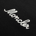 MONCLER 標誌刺繡按扣Polo衫 (黑)_3