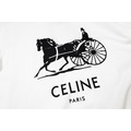 CELINE 車夫馬車印花短袖（白色）_2