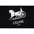 CELINE 車夫馬車印花短袖（黑色）_2