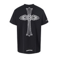 CHROME HEARTS 梵文大十字架短袖（黑色）