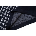 LOUIS VUITTON 蜂巢滿印提花毛織短袖（黑色）_8