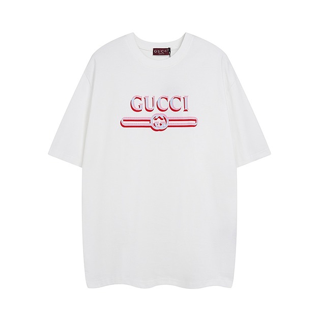 GUCCI 經典胸前大LOGO (白)