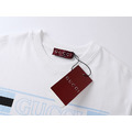 GUCCI 白藍條紋LOGO短袖 (白)_2