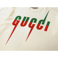 GUCCI 刀鋒閃電LOGO短袖 (杏色)_3