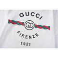 GUCCI 百年系列麻花雙扣短袖 (白)_2