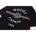 GUCCI 百年系列麻花雙扣短袖 (黑)_2