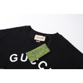 GUCCI 百年系列麻花雙扣短袖 (黑)_3