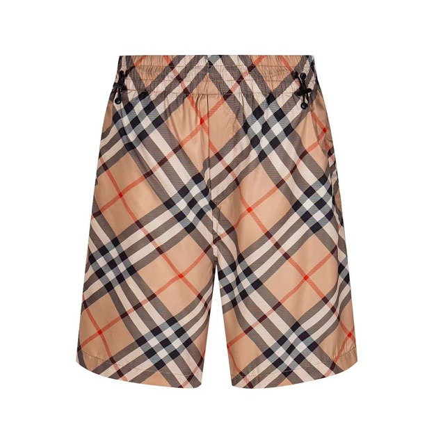 BURBERRY 格紋短褲 (卡其)