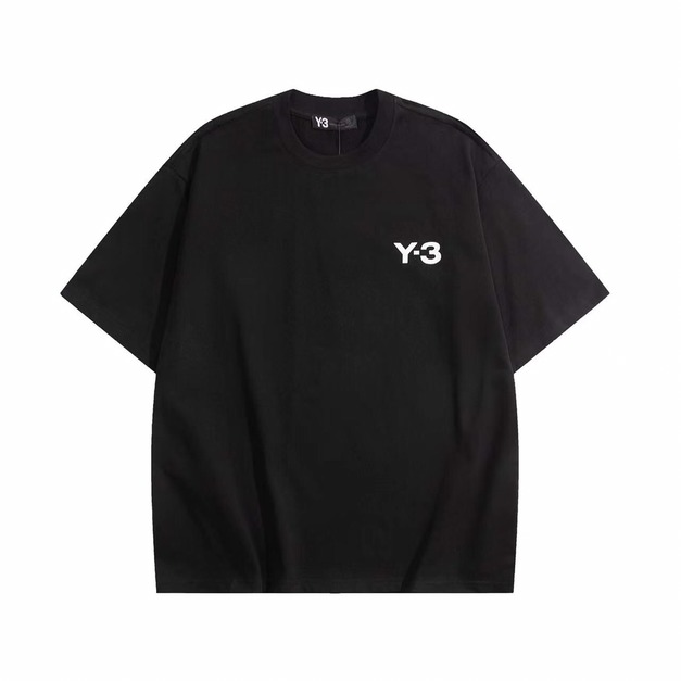 Y-3 左胸小LOGO短袖 (黑)