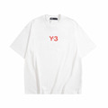 Y-3 胸口小LOGO短袖 (白)