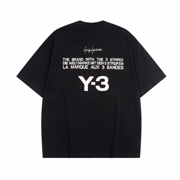 Y-3 胸口小LOGO短袖 (黑)