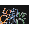 LOEWE 三色刺繡LOGO短袖 (黑)_4