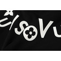 LOUIS VUITTON 肩部字母印花短袖 (黑)_3