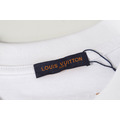 LOUIS VUITTON 肩部字母印花短袖 (白)_3
