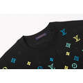 LOUIS VUITTON 彩色Monogram散點印花短袖 (黑)_5
