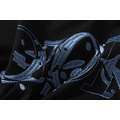 DIOR 藍色潑墨Logo印花短袖 (黑)_3