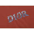DIOR 胸前冰雪刺繡LOGO短袖 (紅)_3