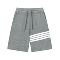 THOM BROWNE 四槓針織短褲（米白色）