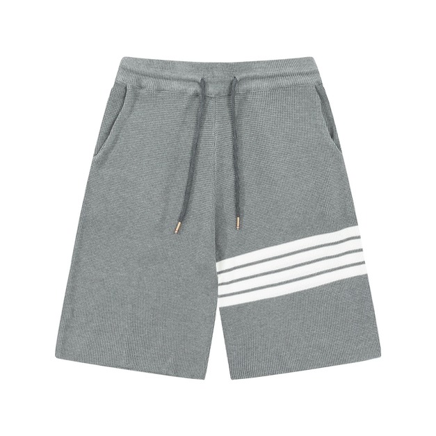 THOM BROWNE 四槓針織短褲（米白色）