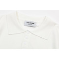 THOM BROWNE 三色條紋短袖Polo衫（白色款）_2