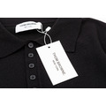 THOM BROWNE 三色條紋短袖Polo衫（黑色款）_3