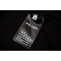 PRADA 雙色條紋短袖Polo衫（黑色款）_6