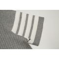 THOM BROWNE 四槓條紋短袖Polo衫 (灰色)_4