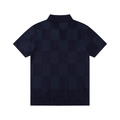 LOUIS VUITTON 下擺Logo刺繡短袖Polo衫 (藍色)_1