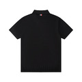 THOM BROWNE 四槓條紋短袖Polo衫 (黑色)_1