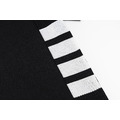 THOM BROWNE 四槓條紋短袖Polo衫 (黑色)_3