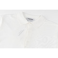 THOM BROWNE 四槓條紋短袖Polo衫 (白色)_3