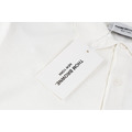 THOM BROWNE 四槓條紋短袖Polo衫 (白色)_7