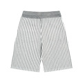 THOM BROWNE 灰白條紋短褲（帶紅白藍側邊條紋）_1