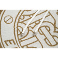 BURBERRY Logo印花短褲（米白金色款）_3