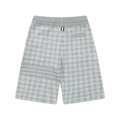 THOM BROWNE 灰白格紋短褲（帶四槓條紋）_1