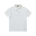 DIOR 滿版印花LOGO POLO衫 (白)