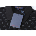 LOUIS VUITTON 滿版 Monogram 印花短袖 Polo 衫 (黑)_3