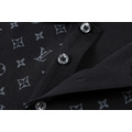 LOUIS VUITTON 滿版 Monogram 印花短袖 Polo 衫 (黑)_4