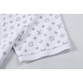 LOUIS VUITTON 滿版 Monogram 印花短袖 Polo 衫 (白)_5