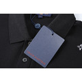 LOUIS VUITTON 四瓣花刺繡散點短袖 Polo 衫 (黑)_3