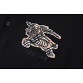 BURBERRY 戰馬騎士刺繡短袖 Polo 衫 (黑)_2