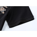 BURBERRY 戰馬騎士刺繡短袖 Polo 衫 (黑)_4