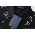 LOUIS VUITTON 破碎 Monogram 印花短袖 Polo 衫 (黑)_3
