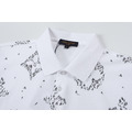 LOUIS VUITTON 破碎 Monogram 印花短袖 Polo 衫 (白)_2