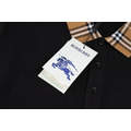 BURBERRY 格紋領短袖 Polo 衫 (黑)_5