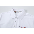 BURBERRY 彩色戰馬騎士刺繡短袖 Polo 衫 (白)_4